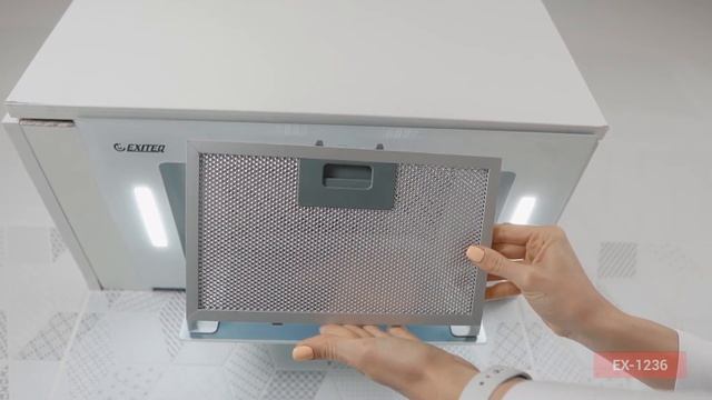 Полновстраиваемая вытяжка EXITEQ EX-1236 white (скрытая, 60 см) - Видеообзор смотреть онлайн