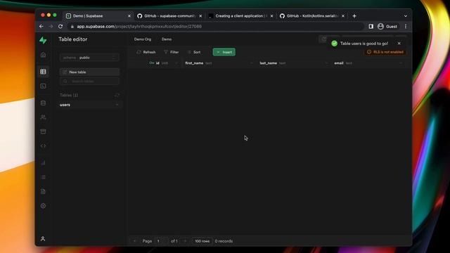 2. Connecting a Supabase project with Android Studio смотреть онлайн