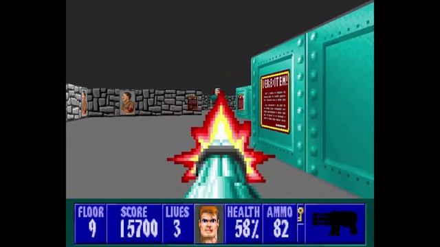 Wolfenstein 3D and Spear of Destiny all bosses смотреть онлайн