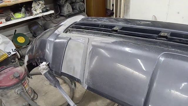 Ремонт и покраска бампера Toyota Land Cruiser Prado 120 смотреть онлайн