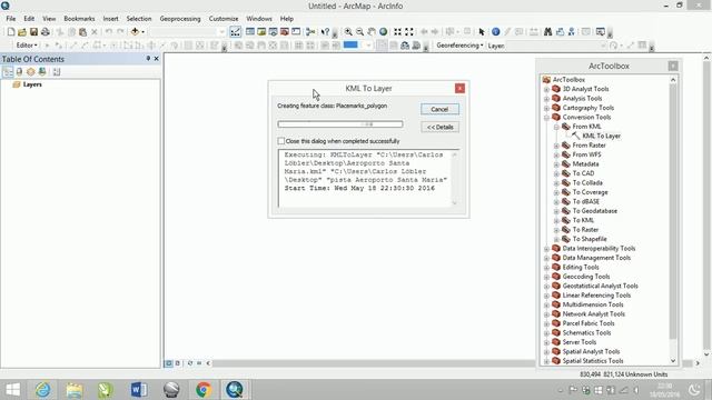 Transformar KML em Shapefile com o ArcGIS смотреть онлайн
