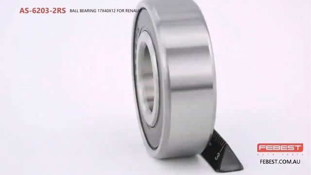 AS-6203-2RS BALL BEARING 17X40X12 FOR RENAULT смотреть онлайн
