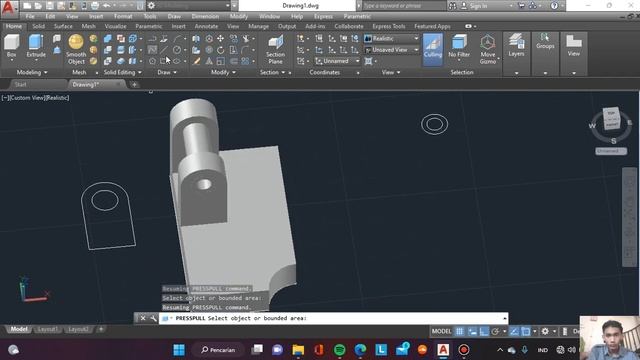 latihan autocad 7 3D смотреть онлайн