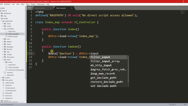 Leaflet #2 : Simpan GeoJSON Menggunakan Leaflet Draw + Codeigniter + MySql Part 2 смотреть онлайн