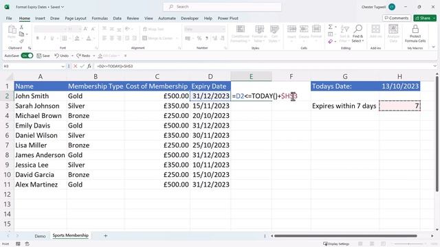 Automatically Format Color Based on Expiry Dates in Excel | With Expiry Date Formula | 30, 90 Days смотреть онлайн