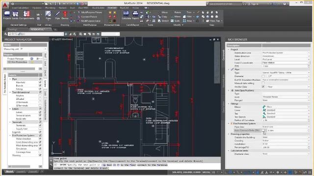 FireCad - Drawing a Pipe with Auto Connection смотреть онлайн