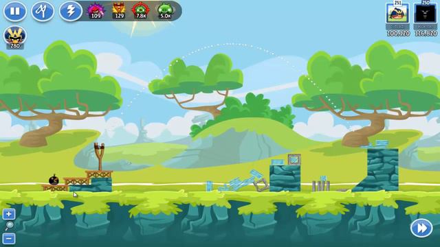 Angry Birds Friends Tournament Week 192 Level 1 | no power HighScore ( 120.120 k ) смотреть онлайн