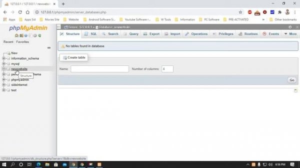 How to Remove Database and Create Database in PHPMyAdmin Local Host XAMPP