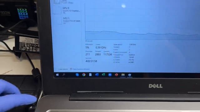 Dell Laptop CPU stuck at 0.40Ghz fix (replace your charger) смотреть онлайн