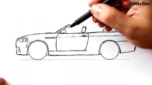 Как нарисовать БМВ Кабриолет