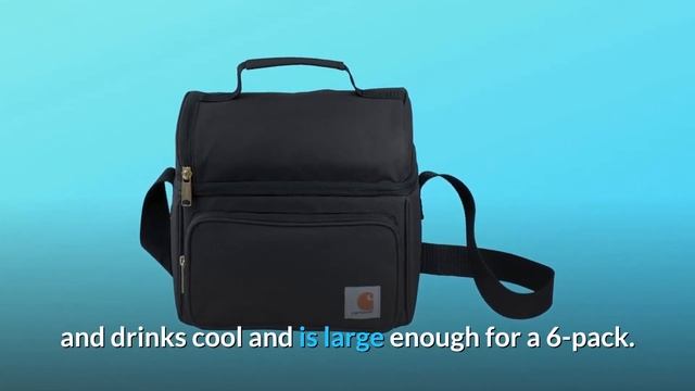 Carhartt Deluxe Dual Compartment Insulated Lunch Cooler Bag Review