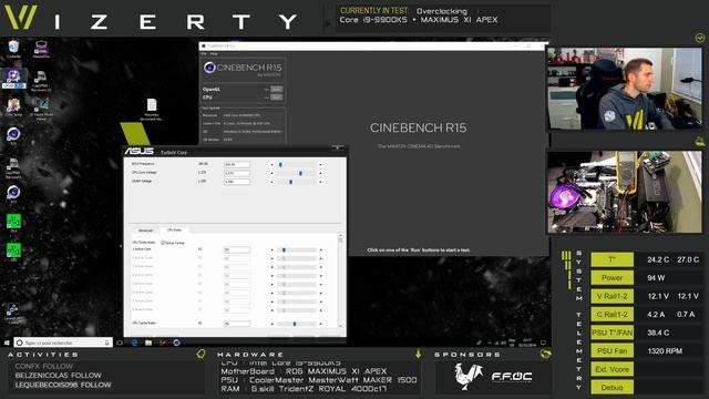 Overclocking Core i9-9900KS + ROG MAXIMUS XI APEX - 2H stream! смотреть онлайн