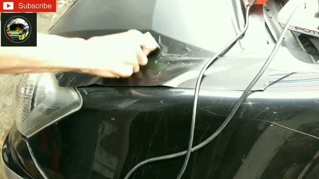 Mobil Ayla tanpa panduan bungkus cat || kap mesin dengan stiker Hitam doff смотреть онлайн