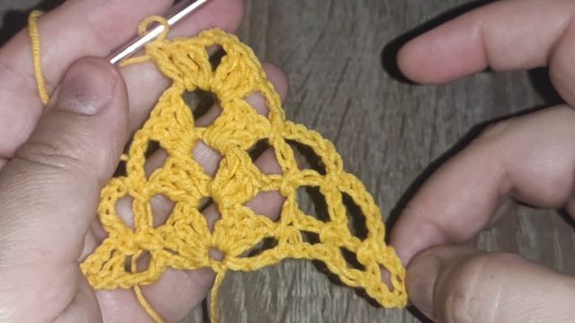 Мк.Красивый, простой платок с восхитительным краем (косынка,шаль) смотреть онлайн