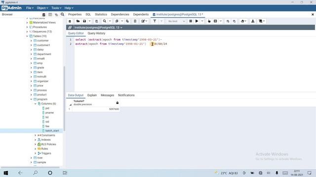 compare age , epoch and timestamp смотреть онлайн