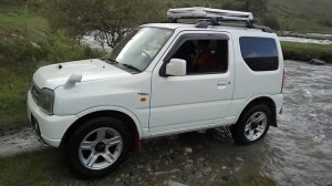 Обзор сузуки джимни. Suzuki jimny in the Kyrgyz Republic.  тест драйв, в окрестностях Бишкека.　ジムニー
