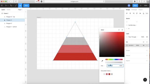 Figma basics – Drawing a Pyramid Diagram смотреть онлайн