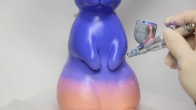 'Blue Moon' Making Process | Moon Bunny Clay Sculpture смотреть онлайн