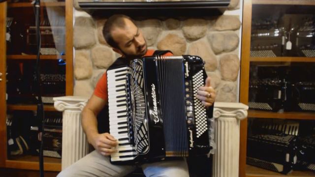 SEREIMPGOLD41120BK -  Serenellini Imperator Gold Piano Accordion LMMH 41 120 $8999