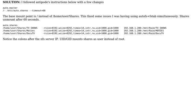 How to get linux to stop complaining when the nfs server is down? смотреть онлайн