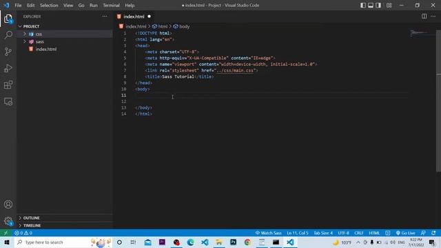 02) Compile SASS to CSS - ترجمة ملفات الساس الي ملفات سي اس اس смотреть онлайн