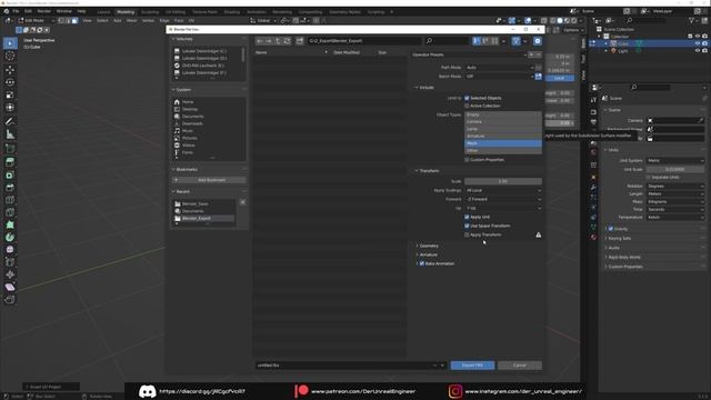 Blender To UE German | Von Blender Zu Unreal Engine Export Tutorial German Deutsch | Blender Export смотреть онлайн