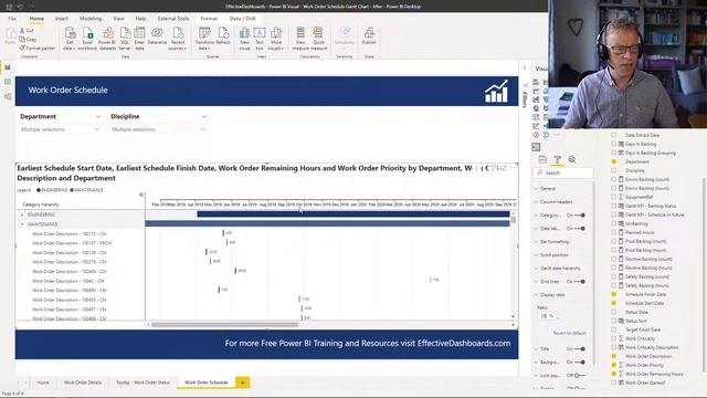 Power BI Visual Guide #13 - Gantt Chart By MAQ Software - Including How to Configure the KPI Metric смотреть онлайн