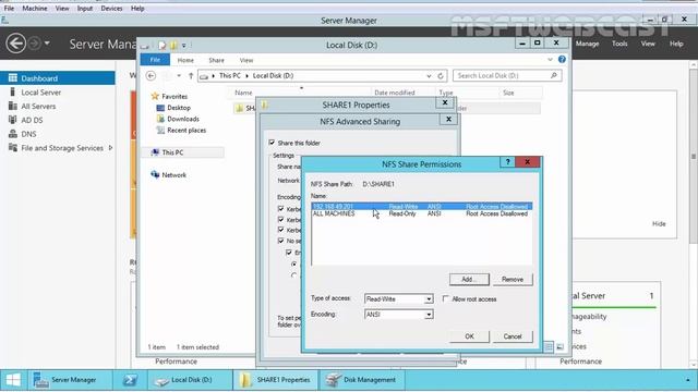 25. Installing and Configuring NFS on Windows Server 2012 R2 смотреть онлайн