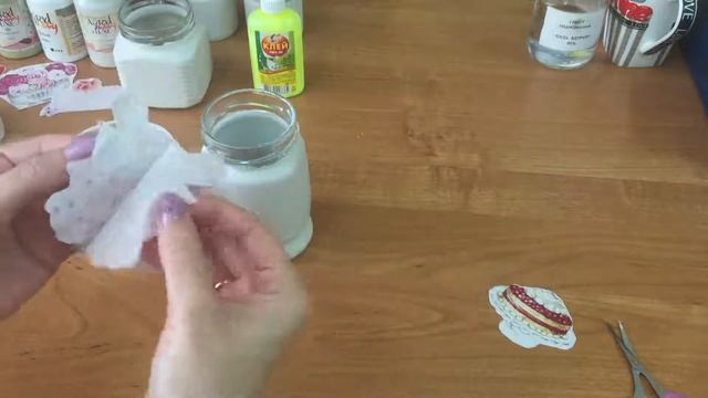 Мастер-класс «Декупаж на стекле»