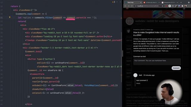 ? Let's build Reddit clone with MERN - part 5: Comments and threading смотреть онлайн