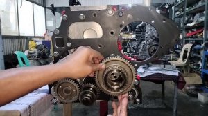 4M40|| TIMING MARK|| TIMING CHAIN|| INSTALLATION