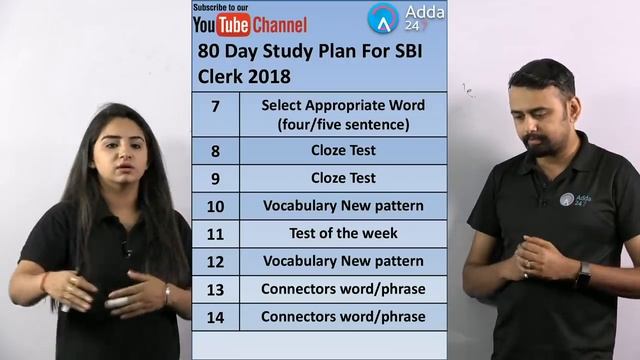 SBI CLERK PRE | 80 Day Study Plan (English) By Anchal Mam & Saurabh Sir смотреть онлайн