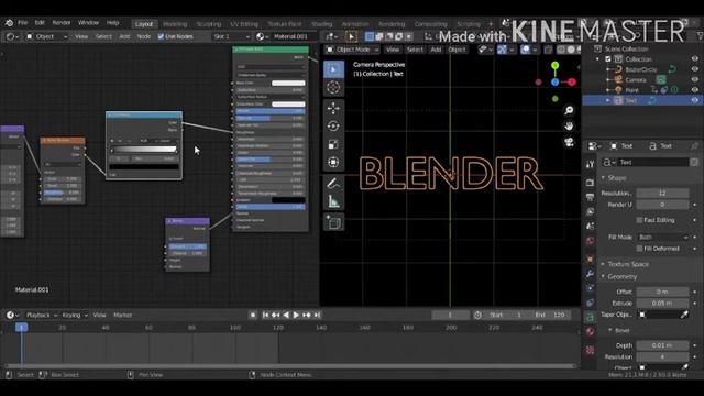 Blender text animation In tamil. смотреть онлайн