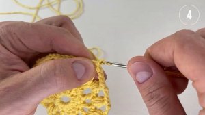 Очень простая салфетка крючком, Дризелла, 1-10, для сервировки