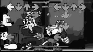 FNF Indie Cross Cuphead Sings Happy (Happy But Mickey Mouse x Cuphead Sing It) -Friday Night Funkin