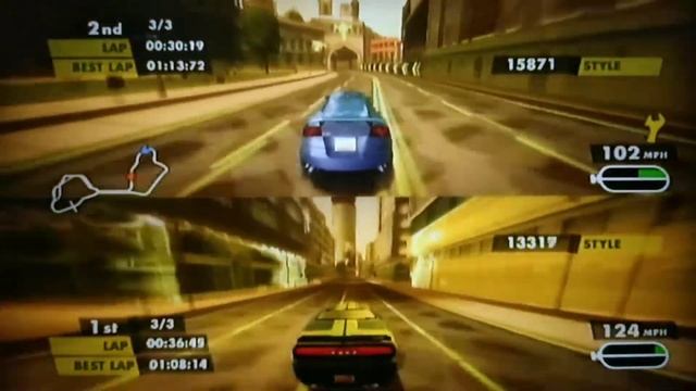 Wii Need for Speed: Nitro G4, 2P local splitscreen Circuit Race on Samalek Island, Super Cars! смотреть онлайн
