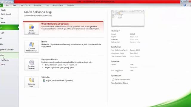 Excel - 10 / 10 (Özelleştirme) смотреть онлайн
