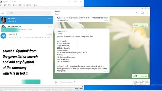 Telegram Stock Price Bot 2 смотреть онлайн