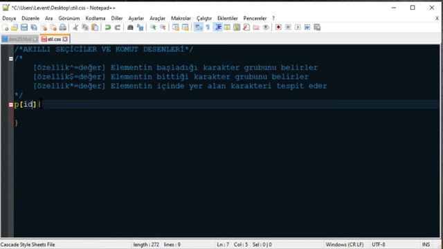 HTML5_Ders025_CSS3 Yenilikleri - Aklıllı Seçiciler смотреть онлайн