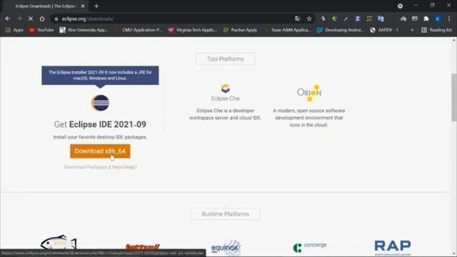 Downloading latest Eclipse and Java JDK 17 смотреть онлайн