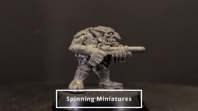 Warhammer 40k Space Ork Gretchin Armed with a Shotgun 1 смотреть онлайн