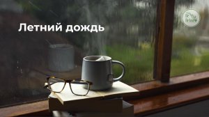 Звуки дождя | Летний дождь стучит по крыше | Медитация