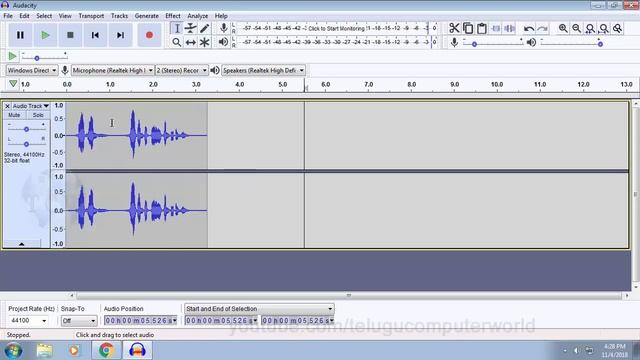 Free Audio Editing Software Tutorial in Telugu - Download and Use смотреть онлайн