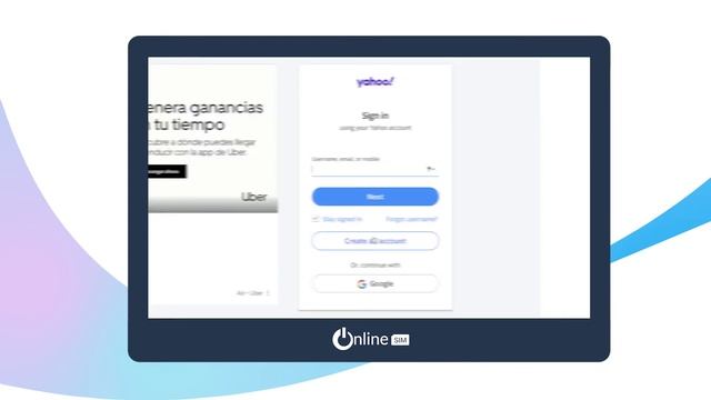 Регистрация Yahoo Mail с помощью виртуального номера