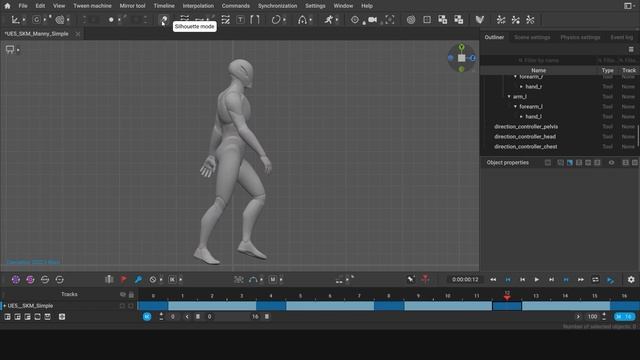Creating A Walk Cycle In Cascadeur