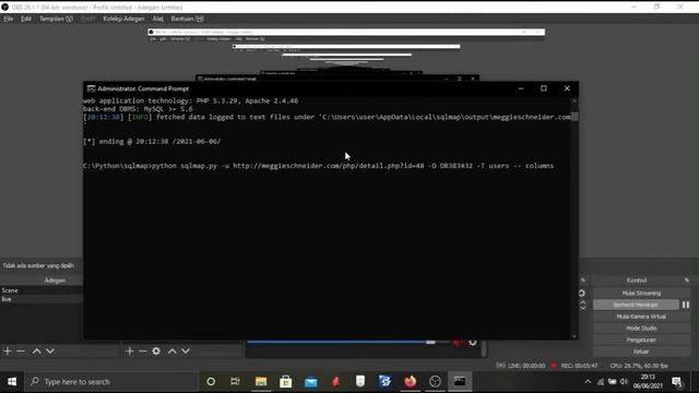 Cara mendapat mengetahui user/id dan pasword menggunakan sql injection смотреть онлайн