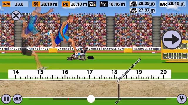 Ragdoll Runners Triple Jump Easy 28.10 смотреть онлайн