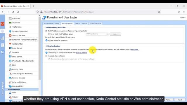Kerio Control UTM Tutorial 19 - Domains and User Login смотреть онлайн