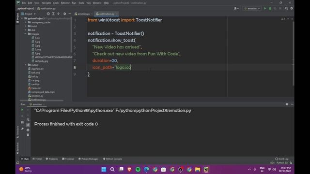 Send desktop notifications using python || ? смотреть онлайн