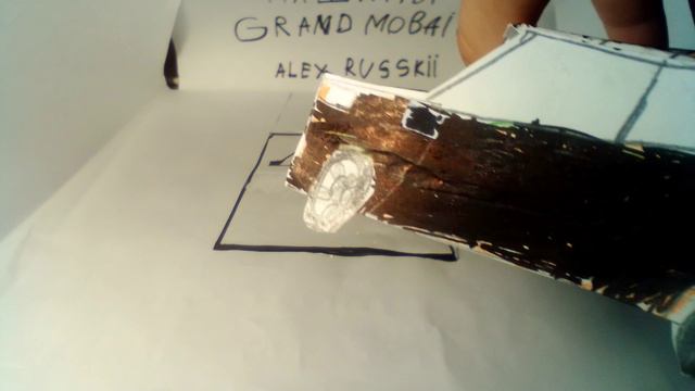 Субару Легаси в10 из бумаги